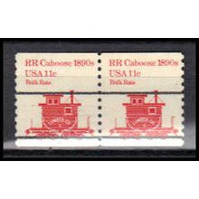 1905a 11c Railroad Caboose Fine MNH Dry Gum CNP Left 1 PreCnx PA0432