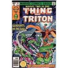 MARVEL TWO - IN - ONE # 65 THE THING and TRITON