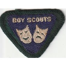 Scout Badges UK Pre 67 Wolf Cub Proficiency Entertainer - Black Back Used (PF72)