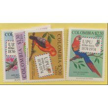 Colombia Stamps Scott #C611 To C614, Mint Never Hinged