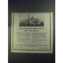 1925 Guaranty Trust Company of New York Ad - Stock