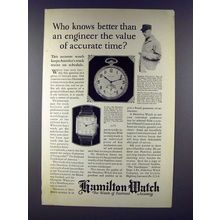 1925 Hamilton Masterpiece, Strap Watch Ad!