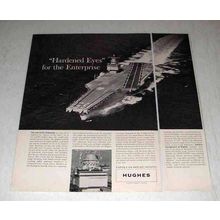 1962 Hughes Aircraft Ad - U.S.S. Enterprise Radar
