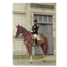 SAUMUR, FRANCE unused vintage postcard RIDING SCHOOL =