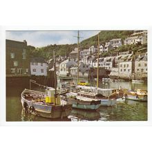 The Harbour Polperro Postcard Cornwall 374