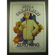 1968 Zero King Coat Ad - Wear a commitment not a coat