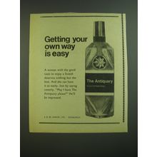 1968 The Antiquary Scotch Ad - Getting your own way is easy