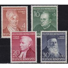 GERMANY BUND [1952] MiNr 0156-59 ( **/mnh )