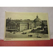 OPERNHAUS UND HEDWIGSKIRCHE, BERLIN GERMANY unused postcard /