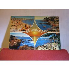 multiview, ST. AYGULF, COTE D' AZUR, FRANCE used postcard 1980 pm =