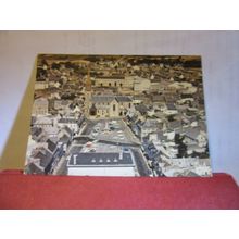 CHURCH SQUARE, LANDIVISIAU, BRETAGNE, France.. used postcard 1983 pm #