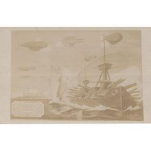 Future Naval Warfare Old Airship Military Ship RPC Postcard