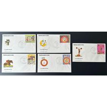 Benin 1980 Mi. 225 - 229 FDC Jeux Olympiques Moscow Moscou Olympia Horse cheval