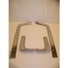 1964 DODGE POLARA 4D REAR GLASS TRIM OEM 4 PCS