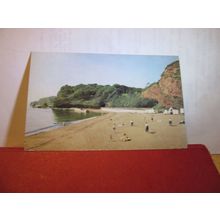 CORYTON COVE, DAWLISH, DEVON used postcard by Jerome Dessain 1970 pm =