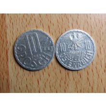 Austria 1986 10 Groschen Coin
