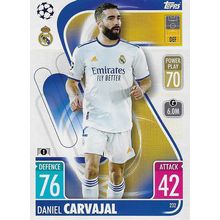Match Attax UCL/UEL/UECL 2021-22: Real Madrid CF, Defender - Carvajal