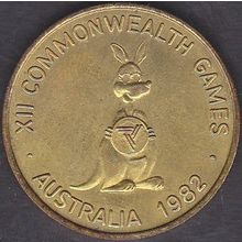 1982 Australia Medallion Commonwealth Games Double Headed Matilda