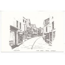 Cheap Street Frome Somerset Di Lorriman Art Postcard