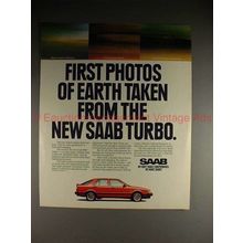 1991 Saab 9000 Turbo Car Ad - First Photos Of Earth!