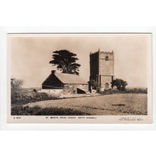 St Merryn Parish Church Cornwall RP Postcard Publisher George W F Ellis