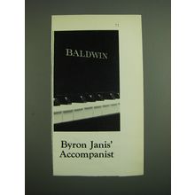 1971 Baldwin Piano Advertisements - Byron Janis' Accompanist