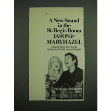 1971 St. Regis-Sheraton Hotel Advertisement - Jason & Mary Hazel