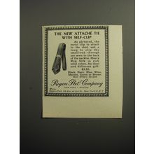 1951 Rogers Peet Attache Tie Advertisement