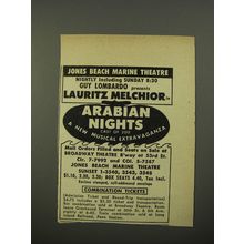 1954 Arabian Nights Musical Extravaganza Ad - Jones Beach Marine Theatre