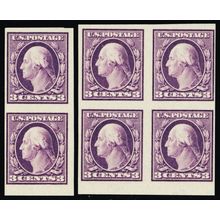 483, Mint F/VF NH Block of Four & Pair Cat $150.00 - Stuart Katz