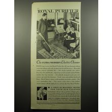 1932 P. A. Geier Royal Purifier Cleaner Ad - The Ultra Modern Electric Cleaner