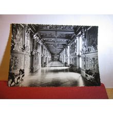 THE GALLERY OF FRANCIS I, FOUNTAINEBLEAU CHATEAU, PARIS unused postcard RP #