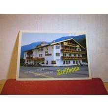 TROSCHANA HOTEL, FLIRSCH, AUSTRIA used postcard 1994 pm =