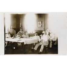 German WW1 Hospital Wounded Soldier 1916 Real Photo Postcard & Signed War Messag