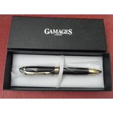 Luxury Rose Pen "Gamages of London" Blue Ink. New & Boxed. N.R