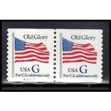 2890 32c G Old Glory Very Fine MNH CNP Left A2211 PA1545
