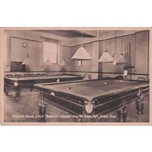 Billiard Room LLoyd Memorial Caxton Seaside Home Snooker Vintage Postcard