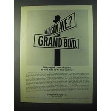 1971 Campbell-Ewald Co. Ad - Your Ad Agency