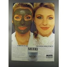 1982 Mudd Super Cleansing Treatment Ad - Ugly