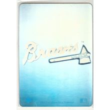 1991 Upper Deck baseball Atlanta Braves Hologram Logo