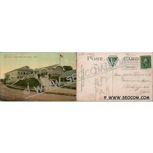 CT New London Postcard The Pavilion Ocean Beach ct_box4~1782