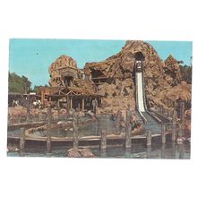 CALICO LOG RIDE, BUENA PARK, California, USA used postcard 1972 pm