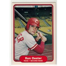 1982 Fleer baseball card 79 Ron Oester- Reds