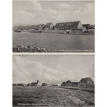 Middenmeer Wieringermeer 2x Dutch Real Photo Postcard s