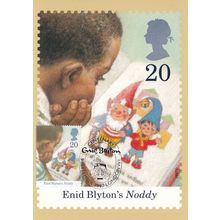 Enid Blyton Noddy Book London First Day Cover Postcard