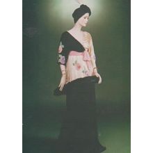 Paul Poiret Paris 1911 Evening Dress Satin Tunic London Museum Fashion Postcard