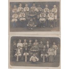 Grouville Jersey Channel Islands School Football Cricket Team 2x Postcard s