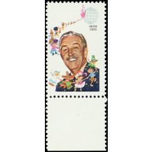 1355a, Mint NH 6¢ Disney Ocher Color Omitted Popular ERROR - Stuart Katz