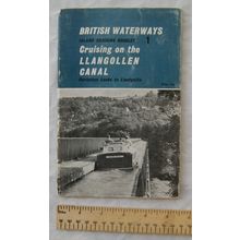 1970 British Waterways Cruising Booklet 1 Llangollen Canal Hurleston Llantysilio