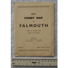 1962 Lake's Street Map of Falmouth, lots of local advertisements